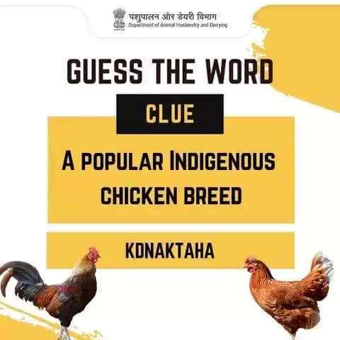 A Popular Indigenous Chicken Breed?
Test your knowledge and share your answer in the comments!
#Poultry #LivestockStatistics #AnimalHusbandry