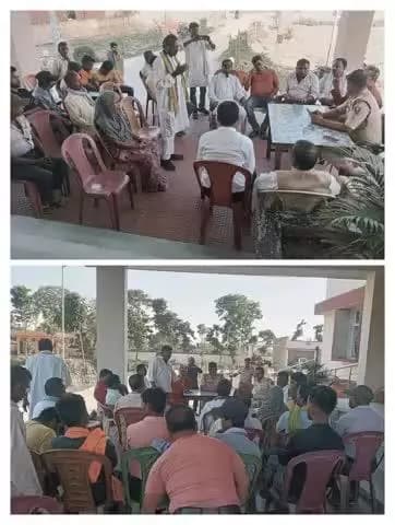 आज दिनांक-29.03.25 को प्राणपुर थाना परिसर में आगामी पर्व #ईद, #रामनवमी, एवं #चैती_छठ को शांतिपूर्ण माहौल में सम्पन्न कराने हेतु आमजनों के साथ #शांति_समिति की बैठक आयोजित की गई।