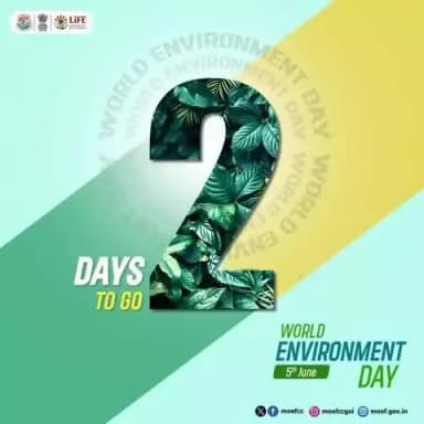 Countdown begins — 2 days to go! Say no to plastic, yes to a greener planet. Every step counts! #MissionLiFE #ProPlanetPeople #WorldEnvironmentDay2025
@moefcc
@railminindia