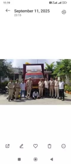 गोगुंदा थाना पुलिस ने अवैध मादक पदार्थ के खिलाफ बड़ी कार्रवाई करते हुए 427.632 किलो अवैध डोडा चूरा एवं ट्रक जप्त कर चालक को गिरफ्तार किया।