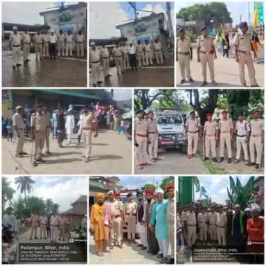 #पुलिस_अधीक्षक_कटिहार के निर्देशानुसार #ईद_ए_मिलाद_उन_नबी को सुरक्षित एवं सौहार्द्रपूर्ण माहौल में संपन्न कराने हेतु सभी चौक-चौराहो पर #कटिहार_पुलिस पूरी सक्रियता के साथ मौजूद है।